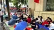Người dân tập trung tại Tràng Thi chờ xem diễu binh ngày 2/9