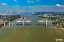 Cận cảnh nút thắt cuối cao tốc Bến Lức - Long Thành sắp hợp long