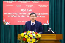 Triển khai Cuộc thi chính luận về bảo vệ nền tảng tư tưởng của Đảng năm 2026