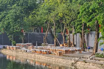 Cận cảnh trận địa pháo hoa Hồ Gươm trước giờ G 