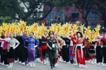 Hình ảnh ấn tượng trước buổi sơ duyệt diễu binh, diễu hành A80
