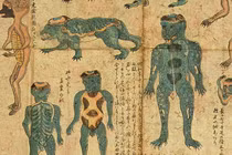 Quái vật lai giữa người và rùa, nhiều người Nhật Bản tin là có thật 