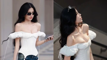 Đu trend "Trạm tỷ", Mai Dora khiến fan không khỏi "căng mắt"