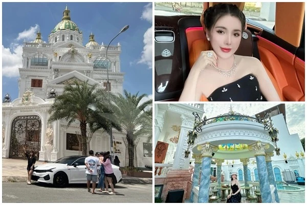 Cận cảnh dinh thự 500 tỷ đang "gây sốt" của Ngân Collagen
