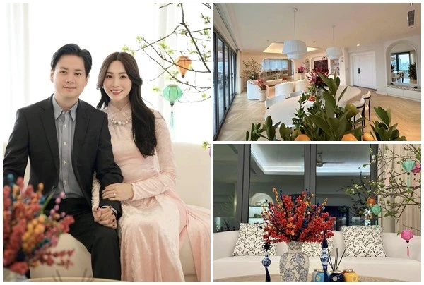 Cận cảnh biệt thự của Hoa hậu Việt Nam đầu tiên làm dâu hào môn