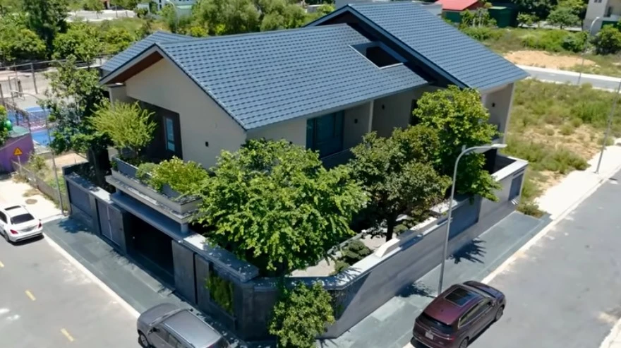 Cận cảnh biệt thự 500m2 Việt Kiều về quê xây tại Nghệ An 