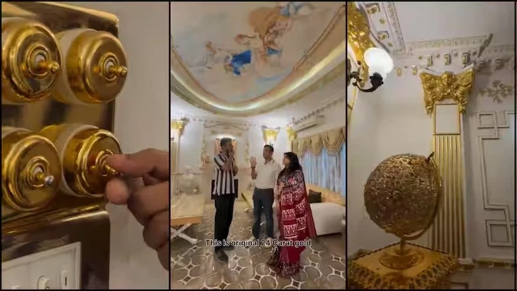 Toàn cảnh biệt thự "dát vàng" gây xôn xao mạng xã hội