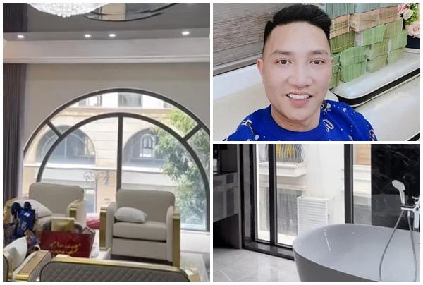 Cận cảnh căn nhà "dát vàng" của Huấn Hoa Hồng