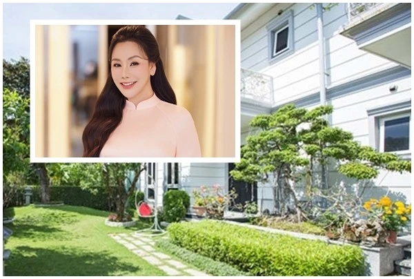 Cận cảnh biệt thự 600m2 của Hồ Quỳnh Hương trước khi kết hôn