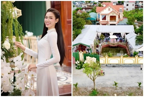 Bên trong ngôi nhà khang trang của Hoa hậu Đỗ Thị Hà tại Thanh Hóa 