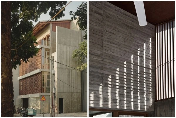 Nhà hướng Tây thoáng mát nhờ hệ lam mặt tiền độc đáo