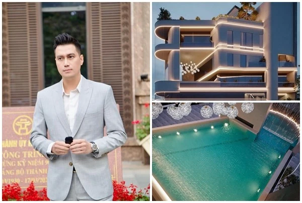 Biệt thự lộng lẫy như cung điện của diễn viên Việt Anh 