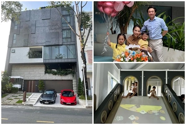 Biệt thự đẹp như trung tâm thương mại của Cường Đô La - Đàm Thu Trang 