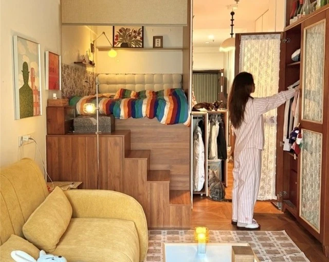 Bên trong căn hộ tối giản của cô gái lương 13 triệu/tháng