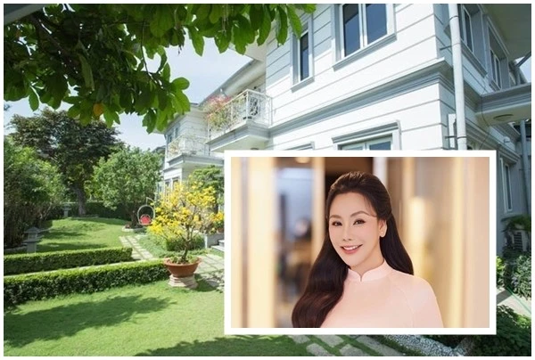 Cận cảnh biệt thự 600m2 của nữ nghệ sĩ là 'đại gia đất mỏ'