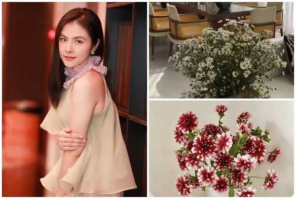 Cận cảnh biệt thự ngập hoa tươi của diễn viên Vân Trang