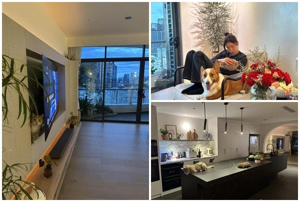 Hé lộ căn nhà siêu mẫu Minh Tú sống cùng chồng Tây 