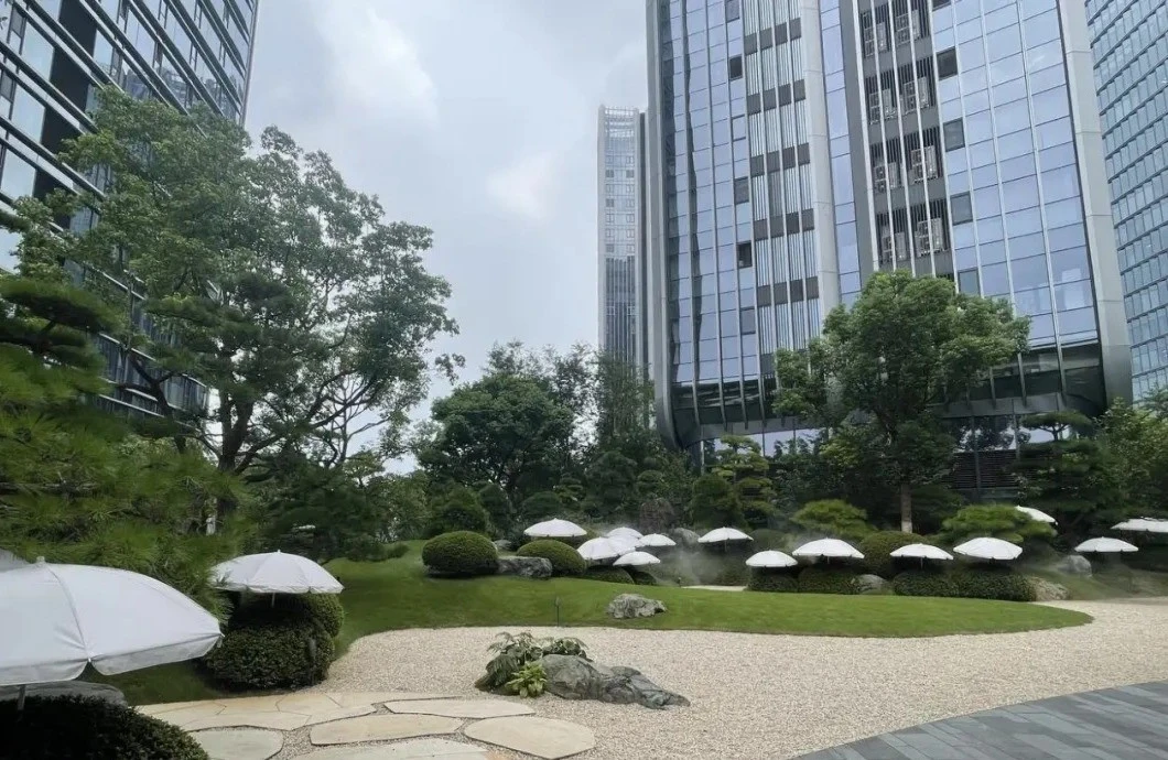 Bên trong khu chung cư chi “núi tiền” thuê ô che nắng cho cây