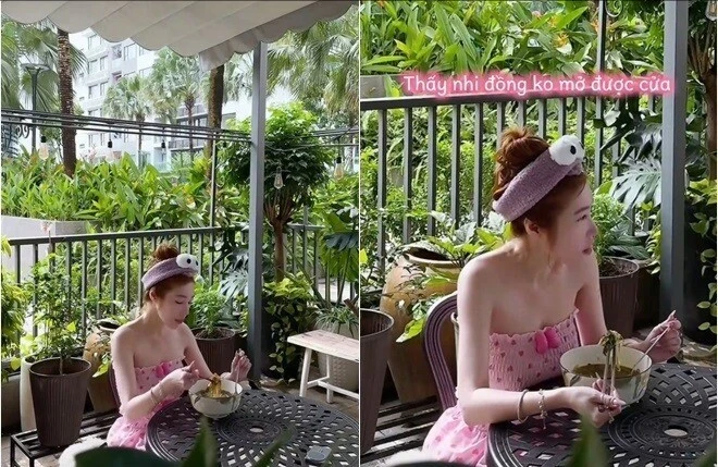 Hé lộ căn nhà ngập sắc xanh của mẹ đơn thân Elly Trần