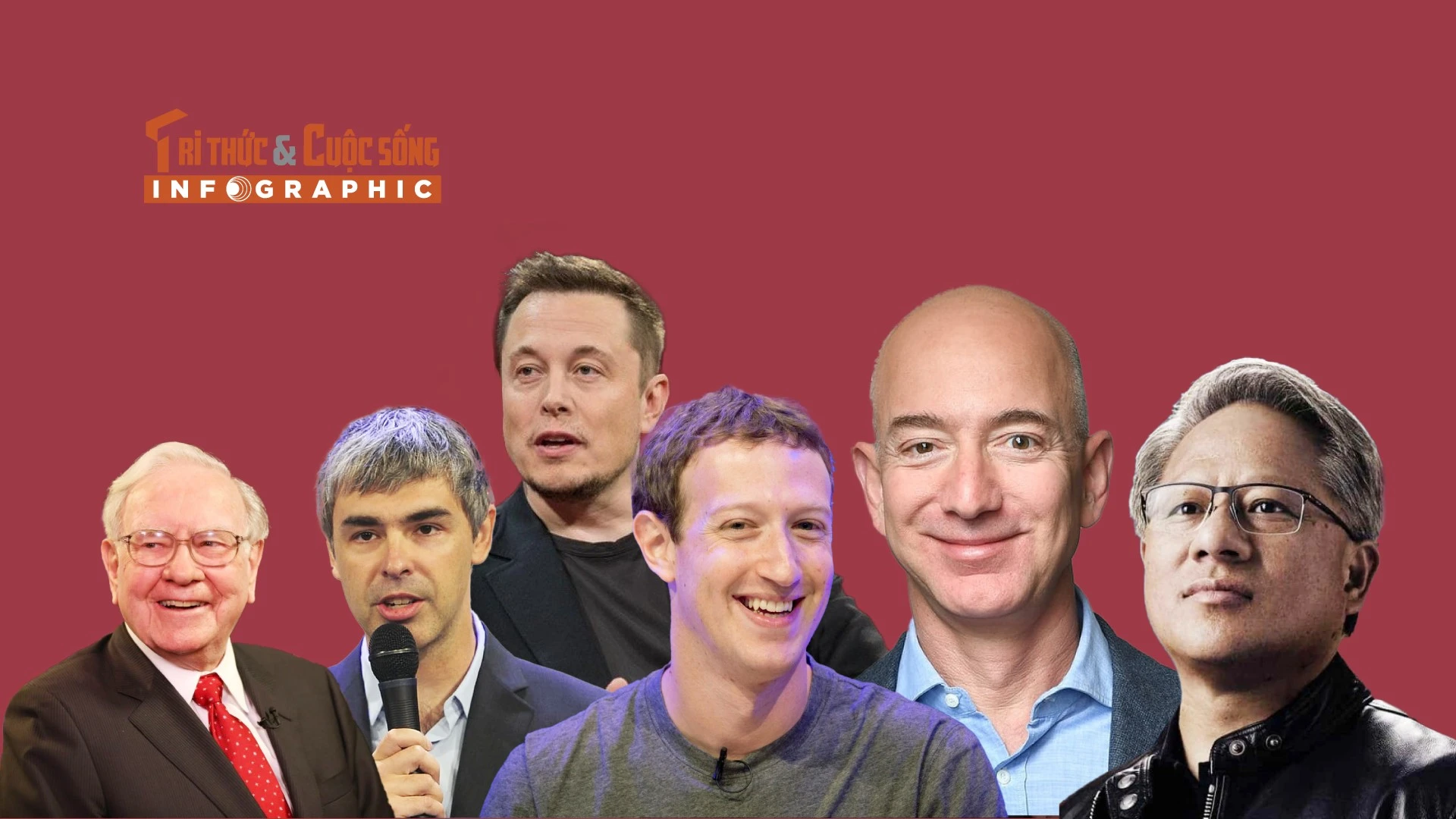 [INFOGRAPHIC] 10 tỷ phú giàu nhất thế giới 2025