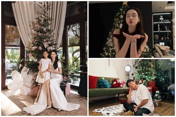 Ngắm không gian như cổ tích đón Giáng sinh của sao Việt 