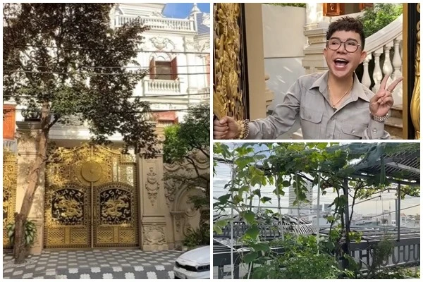 Bên trong biệt thự ca sĩ Long Nhật sống tại TP HCM 