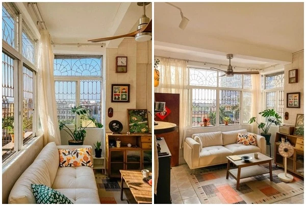 'Tan chảy' trước căn hộ decor quá xinh của cụ bà 75 tuổi