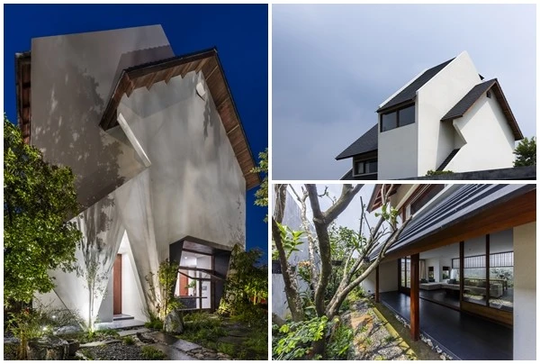 Chiêm ngưỡng ngôi nhà mái dốc nhiều tầng độc đáo ở TP HCM