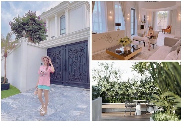 "Nghía" từng góc trong biệt thự trăm tỷ của Huyền Baby