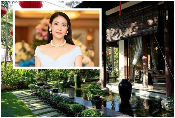 Mê mẩn biệt thự nhà vườn 400 tỷ của Hoa hậu Hà Kiều Anh