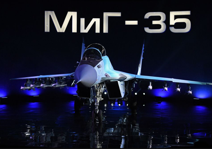 Mặt khác, việc đưa MiG-35 vào các chiến thuật chiến đấu cơ truyền thống có thể không giải quyết được hoàn toàn mối đe dọa bất đối xứng, do máy bay không người lái sản xuất hàng loạt giá rẻ gây ra, bởi chúng có thể áp đảo hệ thống phòng thủ bằng số lượng cực lớn. Ảnh: @Full Afterburner.