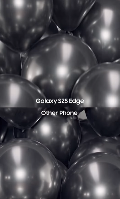 Samsung thực sự không gọi iPhone bằng tên cụ thể. Họ gọi nó là "Điện thoại khác", nhưng trong một tích tắc nhìn kỹ, chúng ta có thể thấy rõ rằng, thiết bị khác này là iPhone, và có khả năng là iPhone 16 Pro. Ảnh: @samsungmobile.