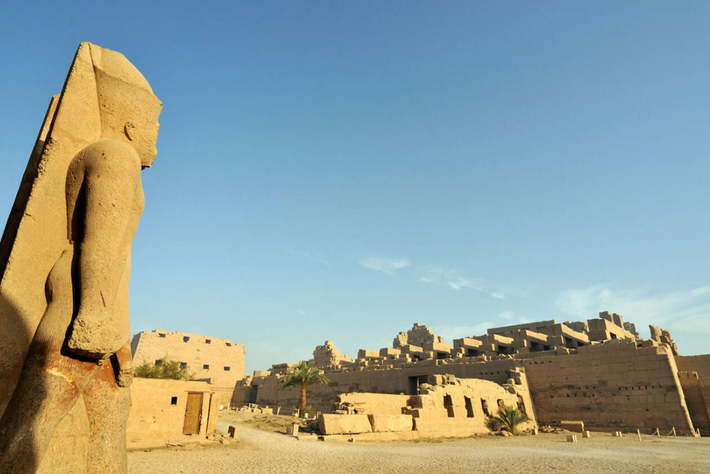 Một nhóm các nhà khảo cổ học đến từ Trung tâm nghiên cứu Karnak của Pháp-Ai Cập đã có một phát hiện mới gần đền Ptah trong công tác khai quật thường lệ. Ảnh: @CNRS-Cfeetk / J. Maucor.