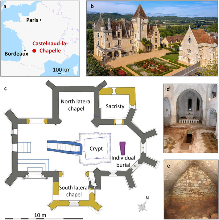 Giờ đây, khi tiến hành khai quật tại Château des Milandes ở Castelnaud-la-Chapelle, Dordogne, Pháp, các nhà khảo cổ học đến từ Viện Hàn lâm Khoa học Áo (ÖAW) đã tìm thấy bằng chứng rõ ràng cho thấy, văn hóa thực hành ướp xác cũng đã xuất hiện ở Châu Âu. Ảnh: @Viện Hàn lâm Khoa học Áo (ÖAW).