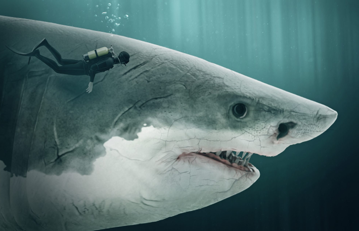 Được biết, Megalodon (Otodus megalodon) xuất hiện lần đầu tiên trong kỷ Miocene, khoảng 23 triệu năm trước, và thống trị các đại dương cho đến khi tuyệt chủng vào cuối kỷ Pliocene, cách đây khoảng 3,6 triệu năm trước. Đạt chiều dài đáng kinh ngạc lên đến hơn 16 mét, còn nghiên cứu được công bố trên tạp chí Palaeontologia Electronica cho biết, Megalodon có thể đạt chiều dài tối đa lên đến 24,3 mét, megalodon chủ yếu săn cá voi và có thể là loài săn mồi đỉnh cao vào thời điểm đó. Ảnh: @ Open Access Government.