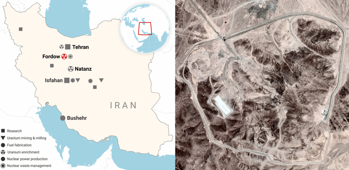 Mỹ đã tham gia cuộc chiến chống lại Iran, khi vừa tấn công các cơ sở hạt nhân Fordow, Natanz và Isfahan, Tổng thống Donald Trump vừa tuyên bố qua mạng xã hội. Cuộc tấn công này diễn ra vào ngày thứ chín của cuộc xung đột giữa Israel-Iran. Ảnh: @CNN.