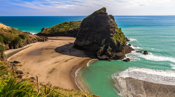 Cụ thể, khi đi bộ qua Taranaki, New Zealand, thì nhóm chuyên gia đến từ Đại học Utrecht phát hiện một chiếc càng khổng lồ hiện ra từ một tảng đá. Khi quan sát kỹ hơn, nhóm nhận ra chiếc càng đó là của một con cua khổng lồ được bảo quản hoàn hảo trong hóa thạch. Ảnh: @Đại học Utrecht.