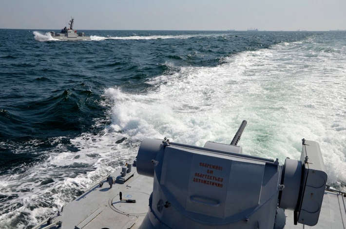 Trong cuộc tấn công vào thành phố ven biển Pivdenne ở vùng Odessa của Ukraine, lực lượng Nga có thể đã sử dụng tàu mặt nước không người lái Murena-300. Ảnh: @ USNI News - U.S. Naval Institute.