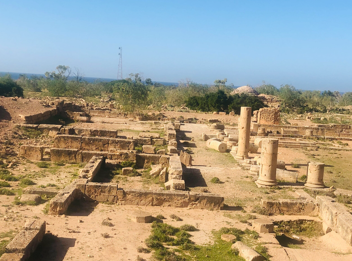 Thành phố cổ Ptolemais nằm ở Cyrenaica, một khu vực lịch sử ở đông bắc Libya ngày nay. Nó được thành lập bởi triều đại Ptolemaic (có thể là Ptolemy III Euergetes). Ảnh: @Đại học Warsaw.