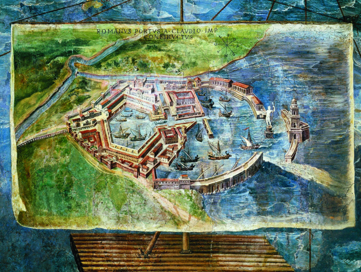 Ostia là một thành phố cảng cổ xưa nằm ở cửa sông Tiber, cách Rome khoảng 30 km về phía tây. Khu định cư cảng cổ xưa này được thành lập vào thế kỷ thứ 7 Trước Công nguyên, dưới thời trị vì của Ancus Marcus, vị vua thứ tư của Rome. Ảnh: @Giulia Boetto.