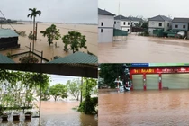 Hàng nghìn ngôi nhà dân ở Hà Tĩnh chìm trong biển nước