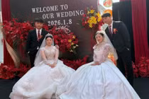 Chị em song sinh lấy anh em sinh đôi, tiết lộ điều thú vị 