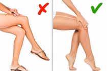 Thói quen đơn giản giúp chân thon, dài