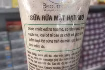 Thu hồi sữa rửa mặt hạt mơ Episode BM Beaumore