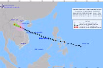 Bão số 10 Bualoi đang trên đất liền Nghệ An – Hà Tĩnh, sức gió giật cấp 11