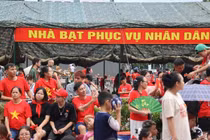 Hà Nội lắp đặt 10 nhà bạt dã chiến phục vụ người dân xem diễu binh