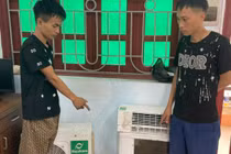 Bắt hai đối tượng trộm cắp điều hòa của nhà dân ở Bắc Ninh