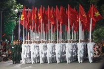 Hình ảnh hùng tráng buổi tổng hợp luyện lần 1 cho đại lễ 2/9