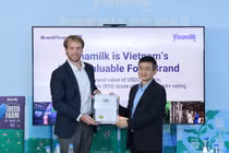 Vinamilk gia nhập nhóm 5% thương hiệu mạnh nhất toàn cầu