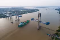 Tiến độ thi công cầu Phước Khánh trên cao tốc Bến Lức - Long Thành